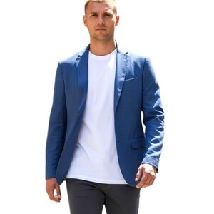 H&M Slim Fit Blue Blazer Men’s 42R Large